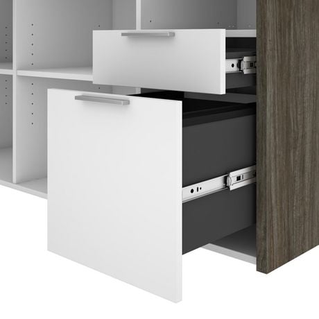 Bestar Gemma L Shaped Desk With Credenza And Hutch Canada Bestar Gemma L Shaped Desk With