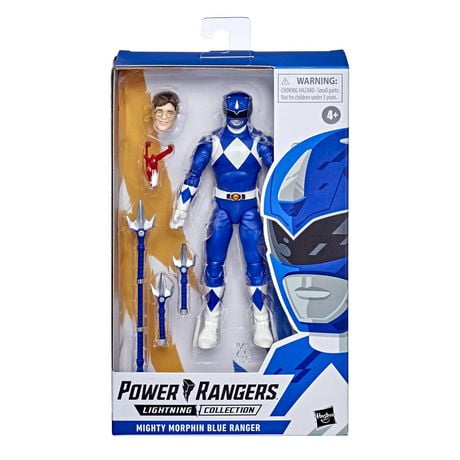 Power Rangers Lightning Collection Mighty Morphin Blue Ranger 6-Inch ...