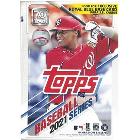 Topps 2021 Series 1 MLB Baseball Trading Cards Relic Box- 98 Cards ...