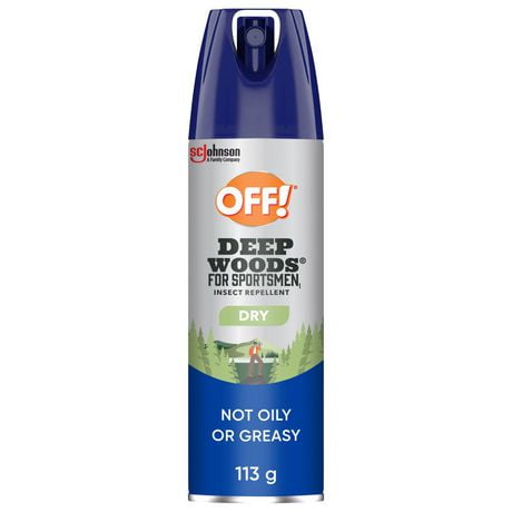 OFF! Deep Woods Sportsmen 25% Deet Insect Repellent with Powder Dry Formula, 113g