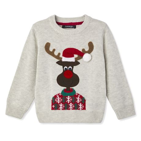 George Toddler Boys' Holiday Sweater | Walmart Canada