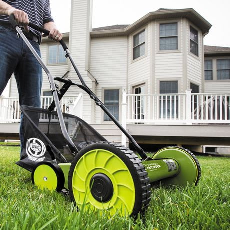 Sun Joe MJ501M Manual Reel Mower w/ Grass Catcher | 18 Inch | Walmart ...