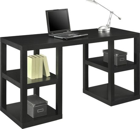 Altra Parsons Deluxe Computer Desk, Black Black