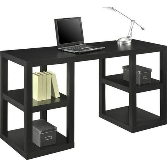 Parsons Deluxe Computer Desk, Black