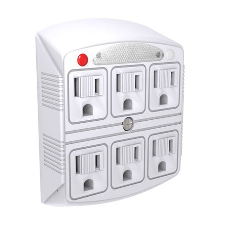 Westinghouse 750J 6-Outlet Surge Adapter, 6-outlet