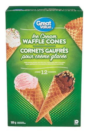 Great Value Waffle Cones | Walmart Canada