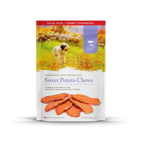 Caledon Farms Sweet Potato Chews Value Pack 28oz Dog Treats, 795g