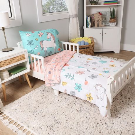 Mainstays Kids Unicorn Sky Bed Set Walmart