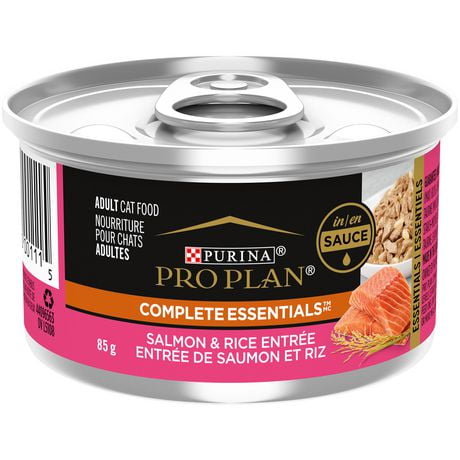 Purina Pro Plan Complete Essentials Salmon & Rice Entrée in Sauce, Wet ...