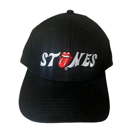 Rolling Stones Mens Lips Like Stones Curved Bill Snapback
