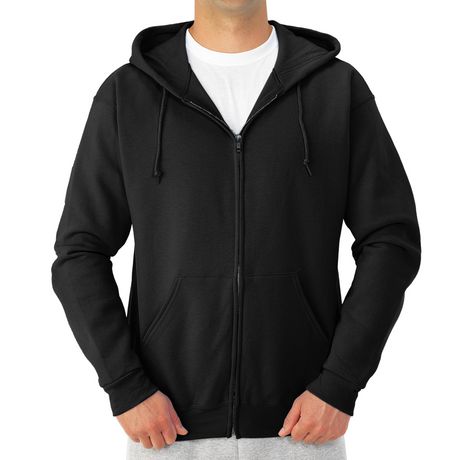 Jerzees Nublend Men's Full Zip Hooded Sweatshirt Black S