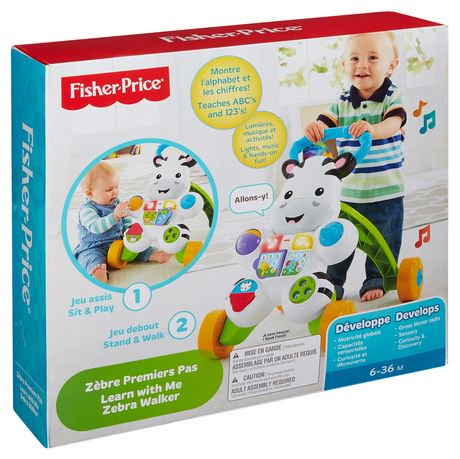Fisher-Price Learn with Me Zebra Walker Playset - French Edition ...