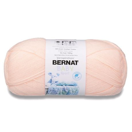 "Bernat® Fil Baby Sport™, Acrylique #3 DK, 12,3oz/350g, 1256 Yards" Fil pour bébé aux reflets subtils