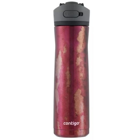 Bouteille d’eau en acier inoxydable Contigo Ashland Chill 2.0 avec couvercle AUTOSPOUT, sans BPA 24 oz (709 ml)