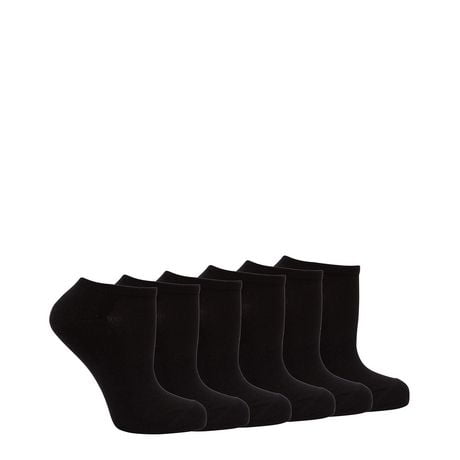 Athletic Works Ladies' 6-Pack Low Cut Socks, Sizes 4-10