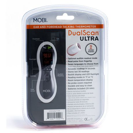 MOBI DualScan Ultra Talking Thermometer | Walmart.ca