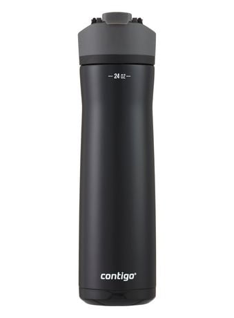 Contigo Cortland Chill 2.0 Water Bottle 24oz, Licorice, 24oz/710mL, BPA ...