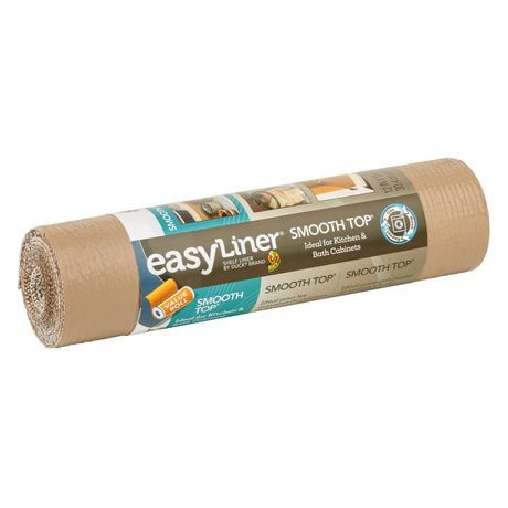 Smooth Top EasyLiner Brand Taupe Shelf Liner, Multiple Sizes available