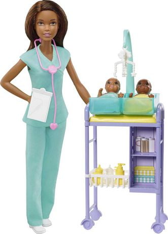 Barbie Baby Doctor Doll Playset Walmart