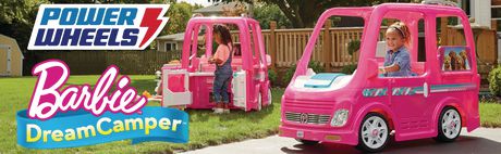 barbie dream camper power wheels review