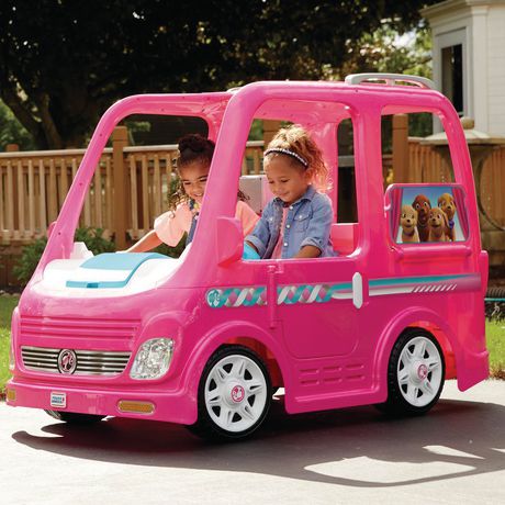 barbie dream camper power wheels walmart