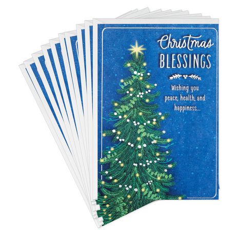 Hallmark Religious Christmas Cards Pack, Christmas Blessings (10 Cards ...