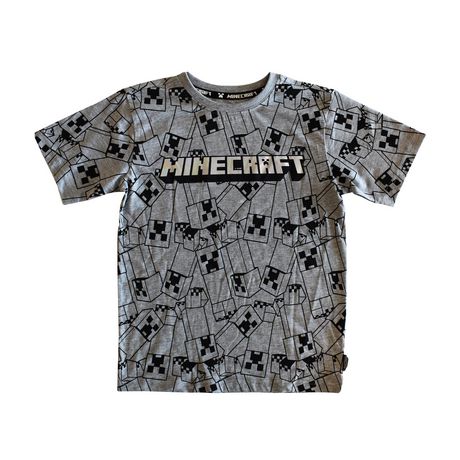 Boys Minecraft Creeper Crowd T-Shirt | Walmart Canada