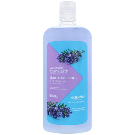 Bain moussant à la lavande Equate 946 mL