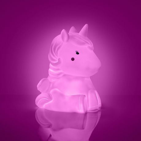 Lampe d'ambiance à DEL Babi Unicorn de Merkury Innovations Veilleuse LED Licorne