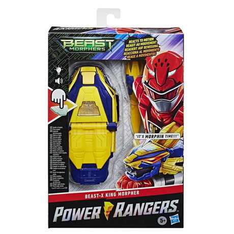 Power Rangers Beast Morphers Beast-X King with Motion Reactive Lights and Sounds (English Only)