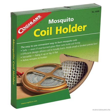 Coghlan's Mosquito Coil Holder, Easily holds mosquito coils.