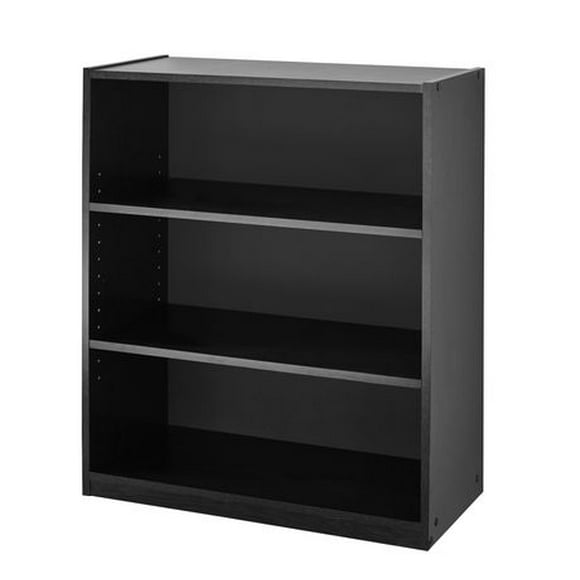 Mainstays 3-Shelf Bookcase with Adjustable Shelves, Multiple Colors, Adjustable shelves, 31” tall