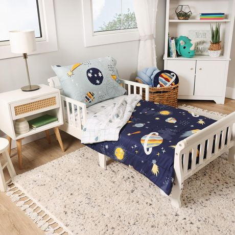 3-Piece Toddler Bedding Set, Outerspace