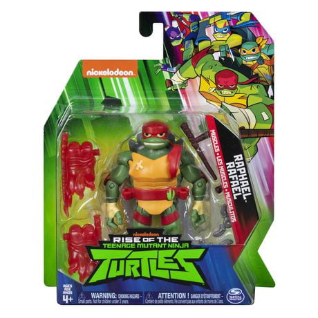 Rise of the teenage mutant ninja shop turtles raphael action figure