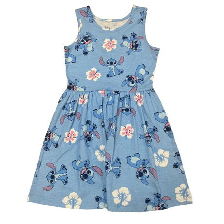 Disney Lilo & Stitch Girls Stitch Happy Paradise Dress
