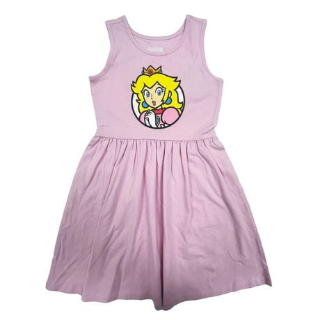 Robe Princesse Peach Super Mario Bros pour filles