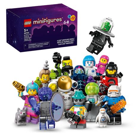 LEGO Minifigures Series 26 Space 6 Pack, Multi Pack of Collectible Minifigures for Kids, Sci-Fi Toy Building Set for Independent Play, Gift Idea for Boys and Girls Aged 5 Years Old and Up, 66764