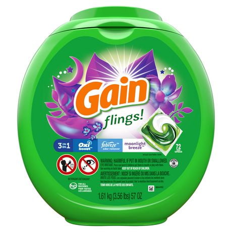 gain laundry detergent ingredients