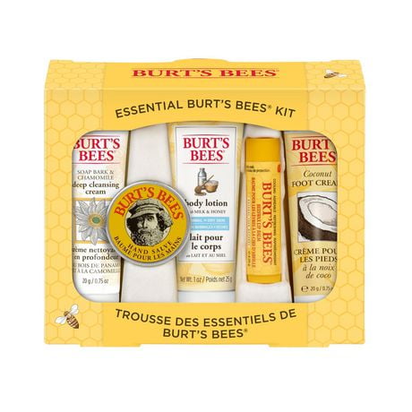 Burt's Bees® Trousse des essentiels de Burt’s Bees Cinq en miniformats d’essai