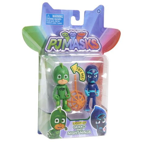 PJ Masks Light Up Figures - Gekko vs. Night Ninja | Walmart Canada