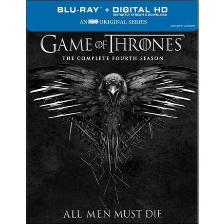 Game Of Thrones: The Complete Fourth Season (Blu-ray + Digital HD ...