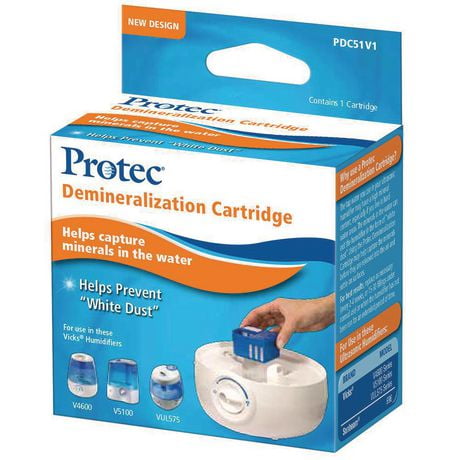 Protec PDC51CV1 Demineralization Cartridge, Helps Prevent “White Dust”