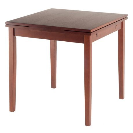 Meco Stakmore Straight Edge Folding Card Table Fruitwood Finish Other
