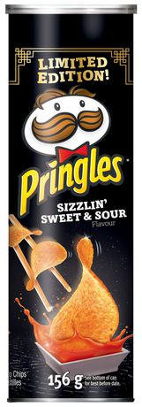 Pringles Sizzlin' Sweet&Sour Flavour, 156 G | Walmart Canada