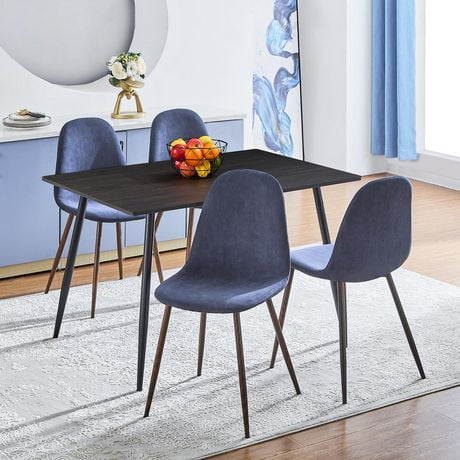 Homy Casa Mid-century Modern Dining Chair Side Chairs Set of 4