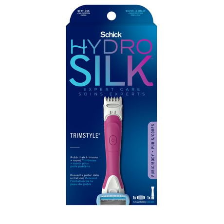 Schick Hydro Silk TrimStyle Women’s Razor & Bikini Trimmer, Trimmer + razor refill