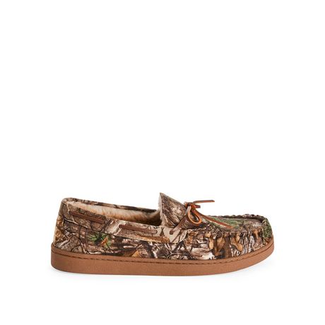 Magellan moccasin top slippers