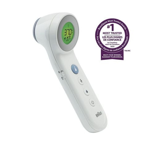 Braun BNT400CA No Touch + Touch Forehead Thermometer with Age Precision™, For the entire family