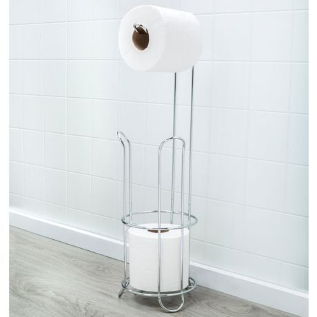 Paper holder stand, Keeps up to 3 spare rolls