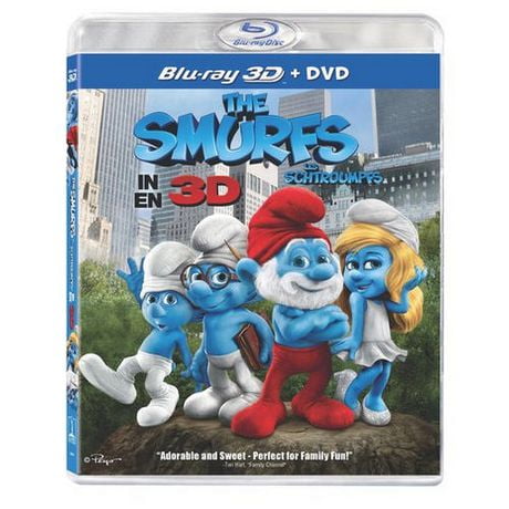 The Smurfs 3D ( 3D + DVD) (Blu-ray + DVD) (Bilingual) | Walmart.ca